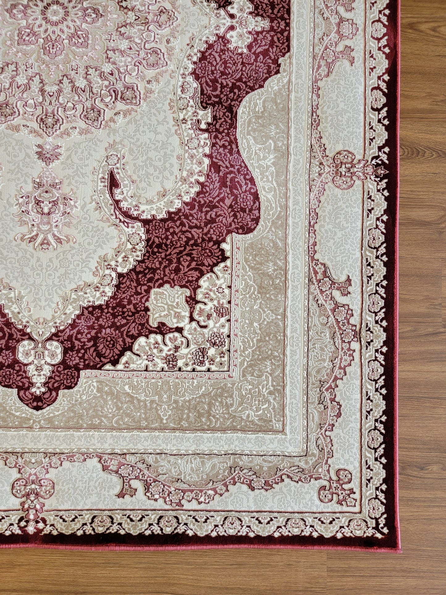 Avangard Oriental Area Rug. Beige, Brown, and Red