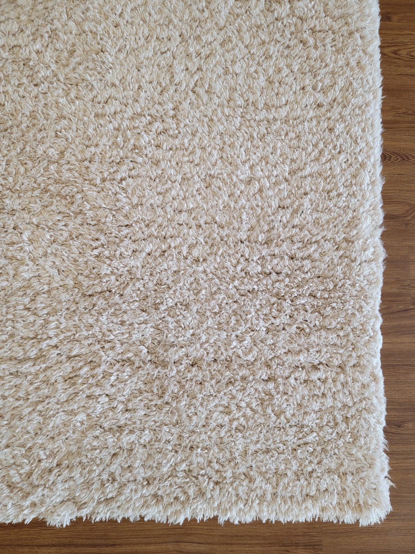 Flokati Shag Area Rug. Ivory Color